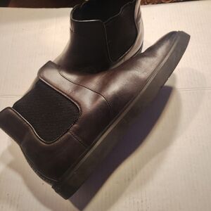 Johnston & Murphy Dark Brown Leather Chelsea Boots